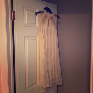 Boho Chic High Collared Dress